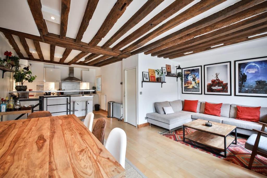 Typical Parisian Duplex#4pers#le Marais Parijs